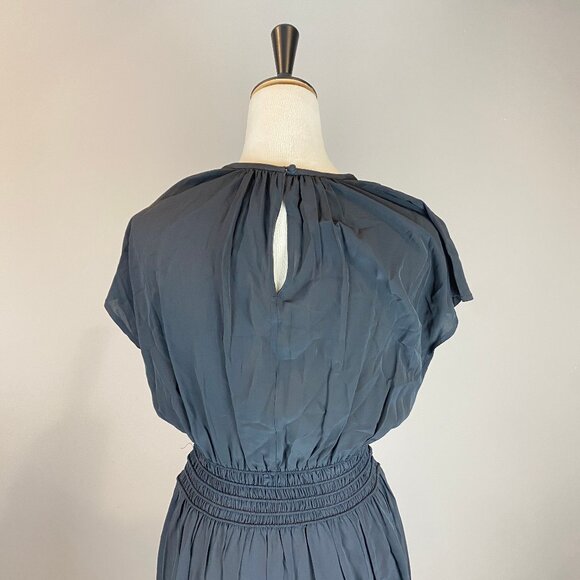 NWT Everlane The Gathered Midi Black Dress Womens Size XS - Picture 3 of 14